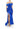 Formal Dresses  Fitted Long Formal Slit Skirt Dress Cobalt