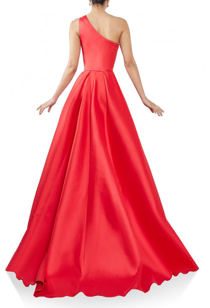 Formal Dresses Long Formal Overlay Skirt Dress Red