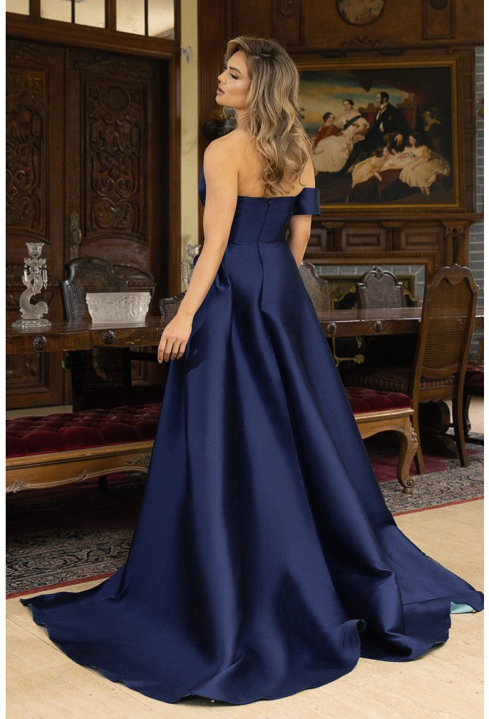 Terani Couture 242E3148 A Line Long Formal Prom Dress