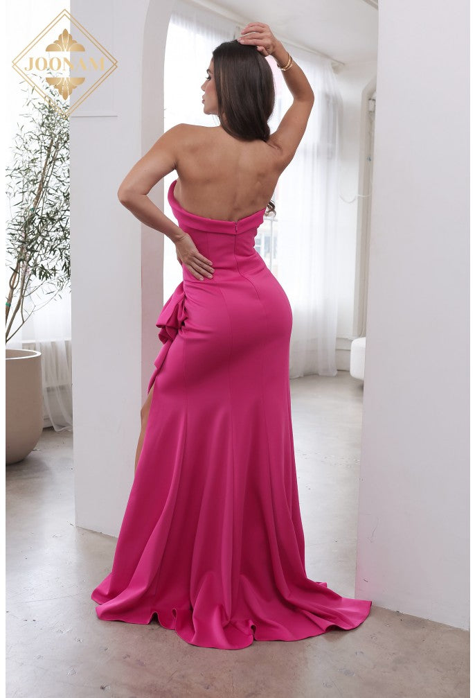 Terani Couture J3152 Ruffle Long Prom Formal Dress
