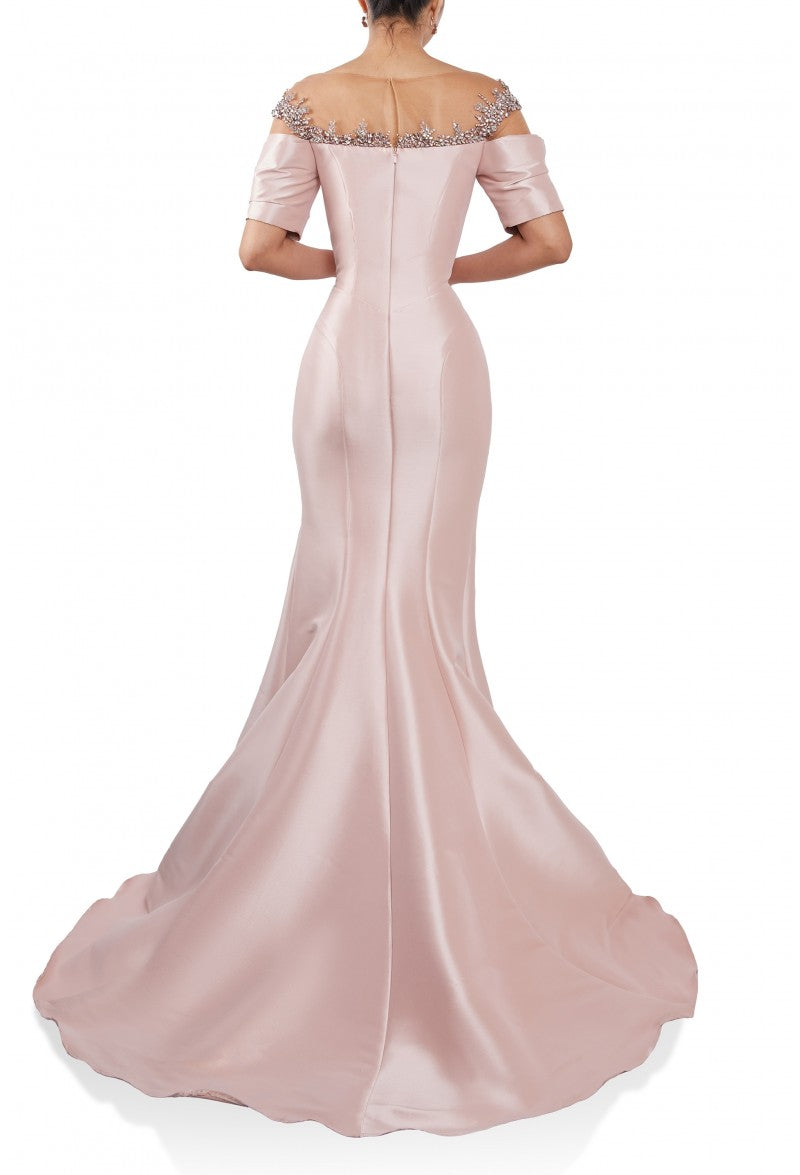 Terani Couture 242M3313 Mermaid Long Formal Metallic Prom Dress