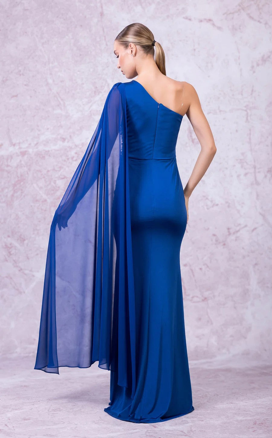 Odrella 24309 Long Slit Formal Prom Dress