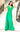 Prom Dresses Prom Fitted Slit Long Feather Formal Dress Kelly Green