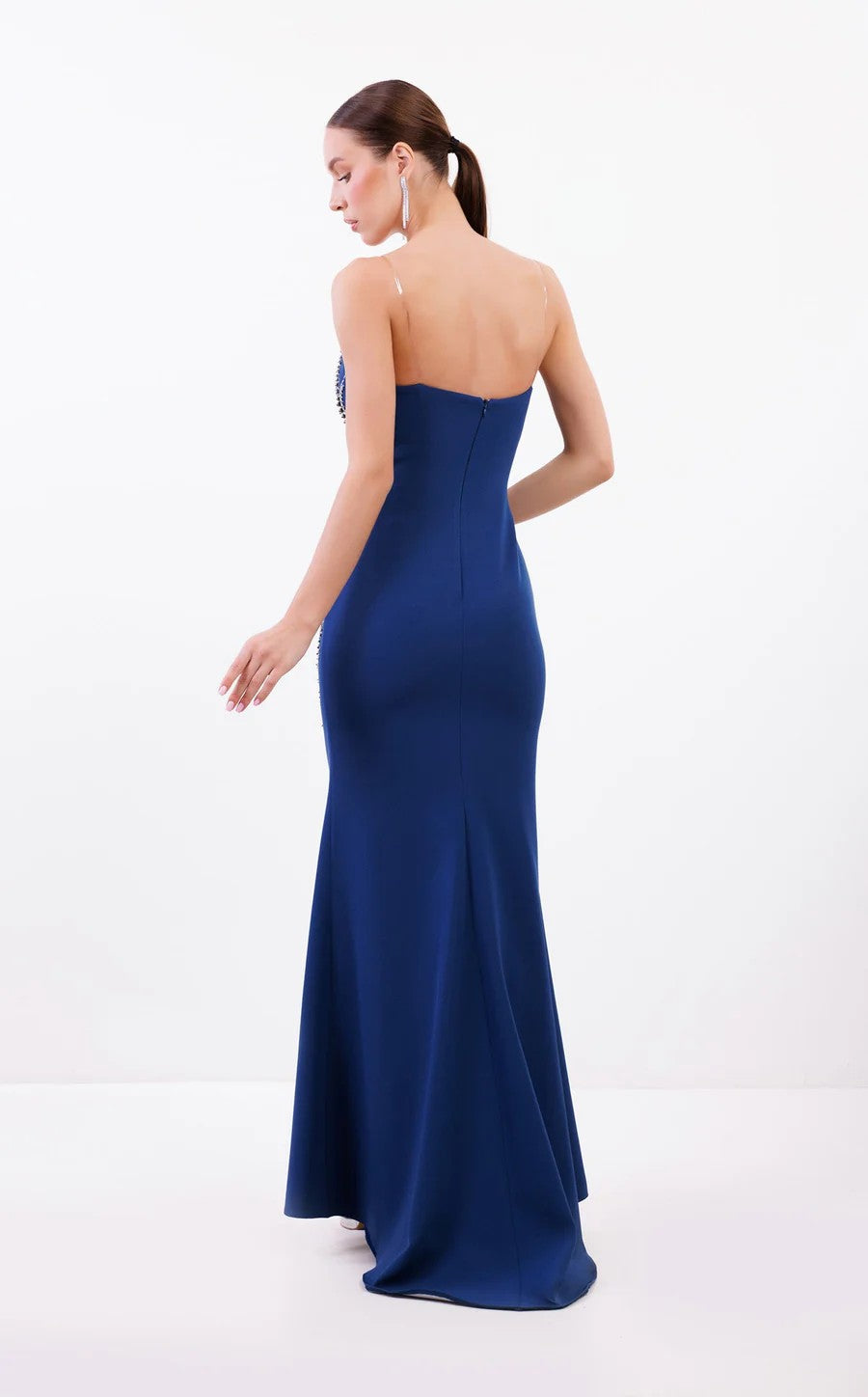 Odrella 24323 Long Formal Prom Fitted Dress