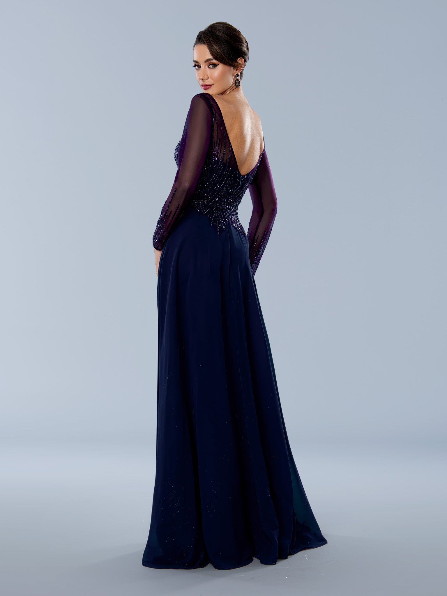 Stella Couture 24361 Long Sleeve Formal Evening Dress