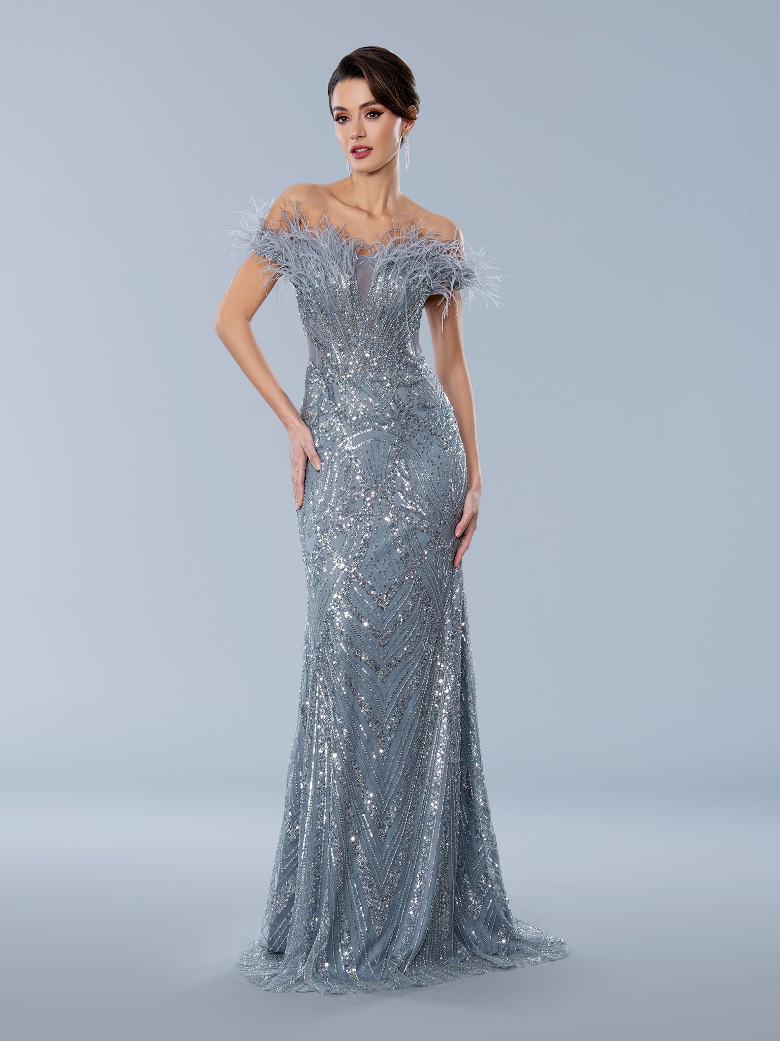 Stella Couture 24362 Prom Long Sequins Formal Evening Gown