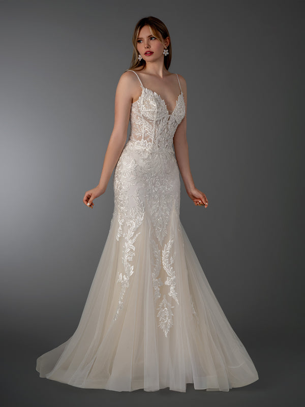 Long Bridal Mermaid Wedding Dress