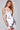 Cocktail Dresses Short V Neck Sequin Cocktail Dress White/Silver