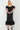 Mother of the Bride Dresses Fitted Short Ruffle Mother of the Bride Dress Black