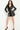 Cocktail Dresses Short Metallic A Line Cocktail Dress Black