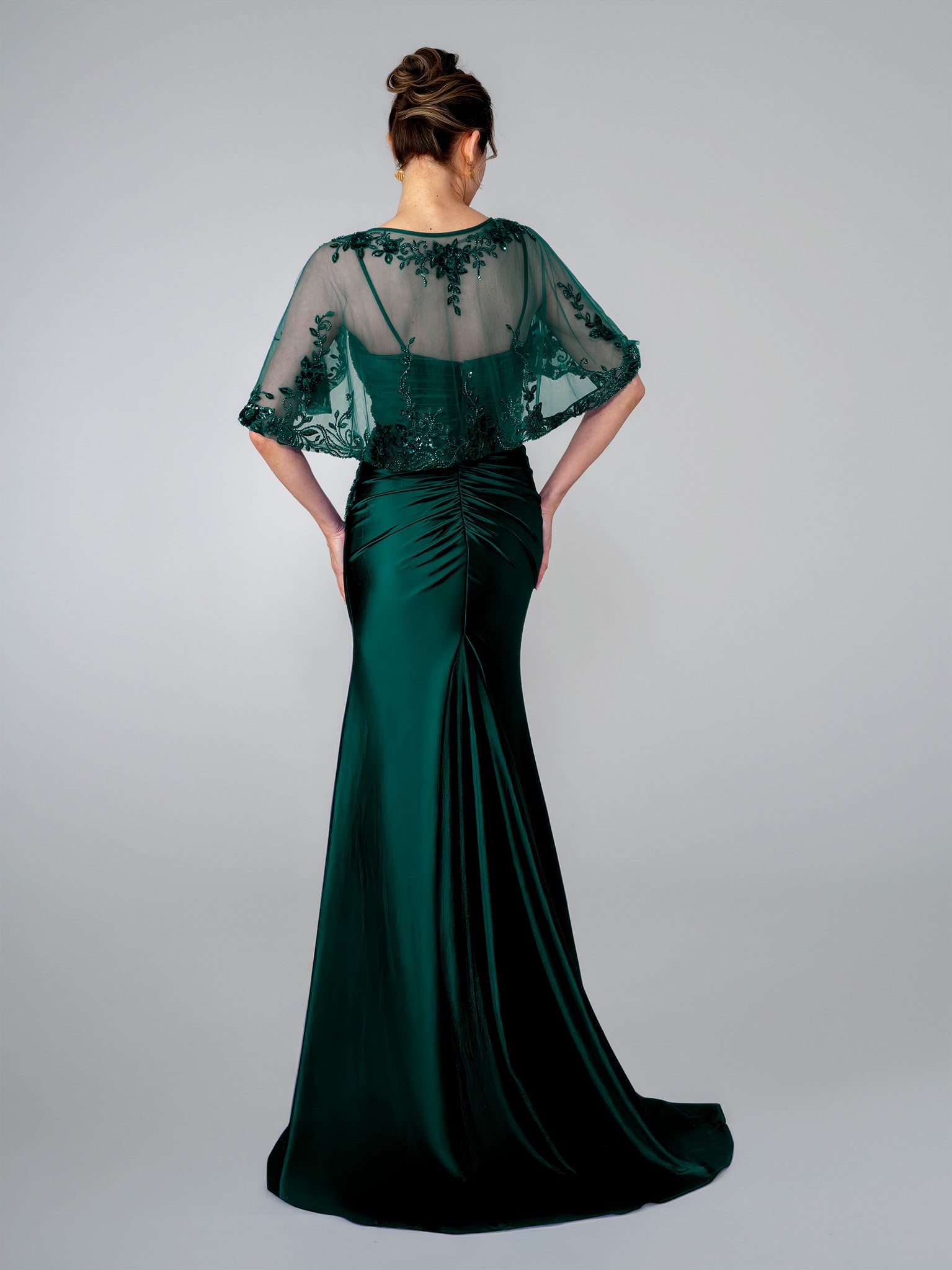 Formal Dresses Fitted Slit Long Formal Evening Dress Stella Couture 26321 Emerald