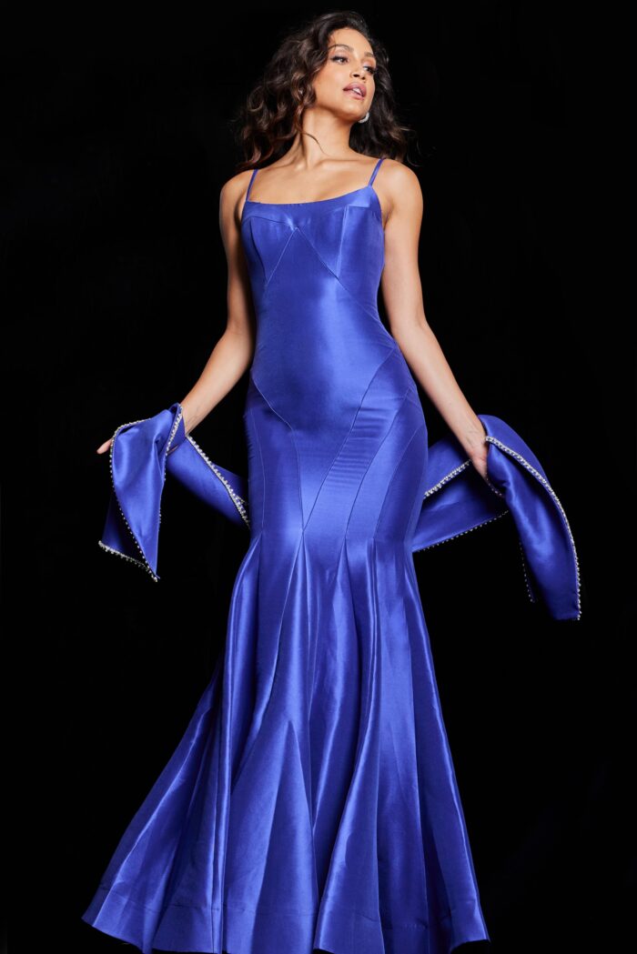 Formal Dresses Long Spaghetti Strap Mermaid Formal Dress Purple