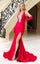 Prom Dresses Prom Long Slit Beaded Formal Dress Red