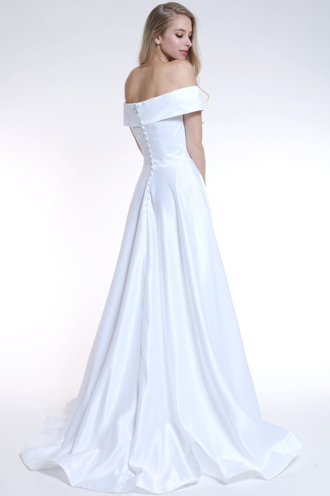 Prom Dresses Long A Line Formal Prom Dress Diamond White