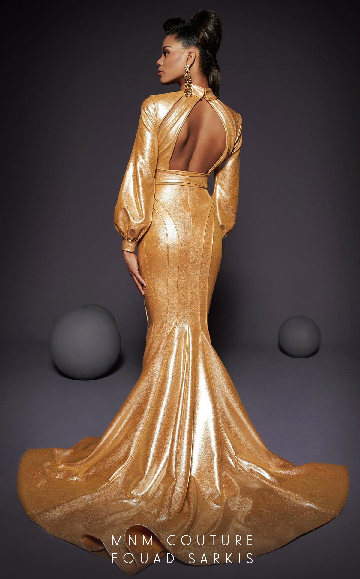 MNM Couture 2474 Long Mermaid Formal Evening Dress