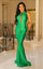 Prom Dresses Long Prom Formal Fitted Dress Hunter
