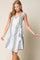 Cocktail Dresses Short Sleeveless Wrap Dress Black
