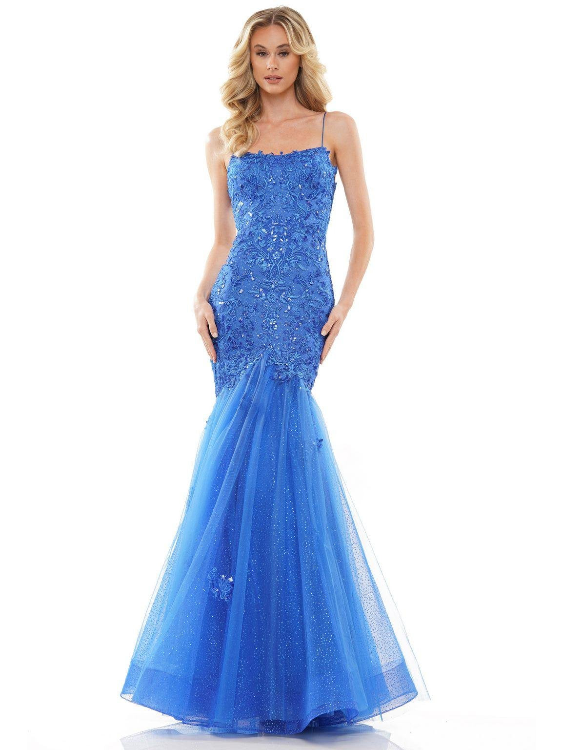 Colors Long Formal Mermaid Prom Dress 2490 - The Dress Outlet
