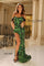 Prom Dresses Prom Long Formal Fitted Floral Sequin Dress Neon Lime