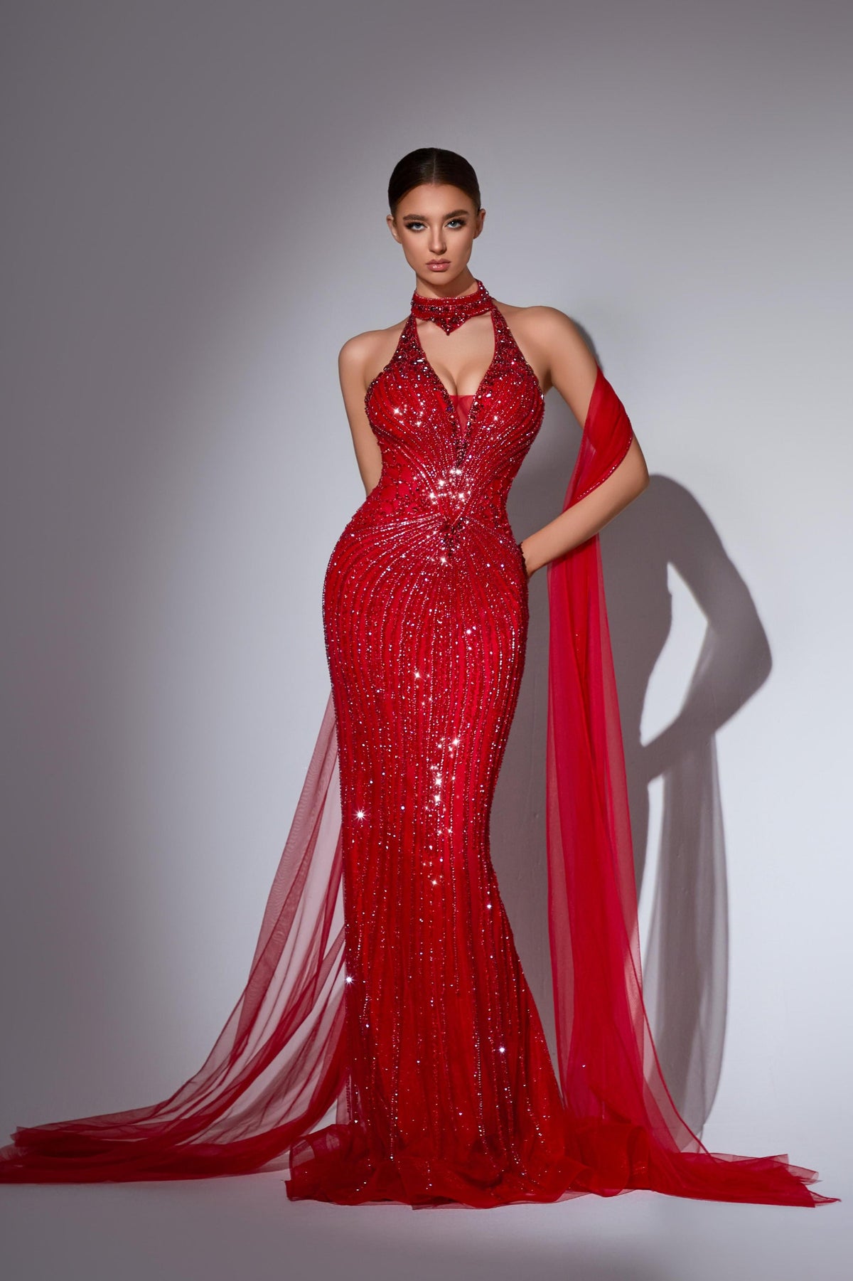 Halter Floor-Length Sequin Formal Mermaid Pre Order