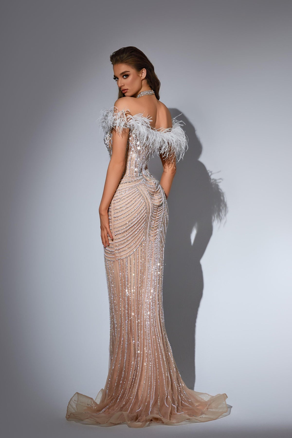 V-Neck Floor-Length Sequin Formal Mermaid Pre Order