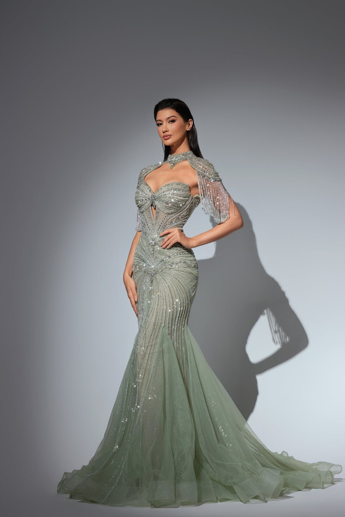 Sweetheart Floor-Length Sequin Occasion Mermaid