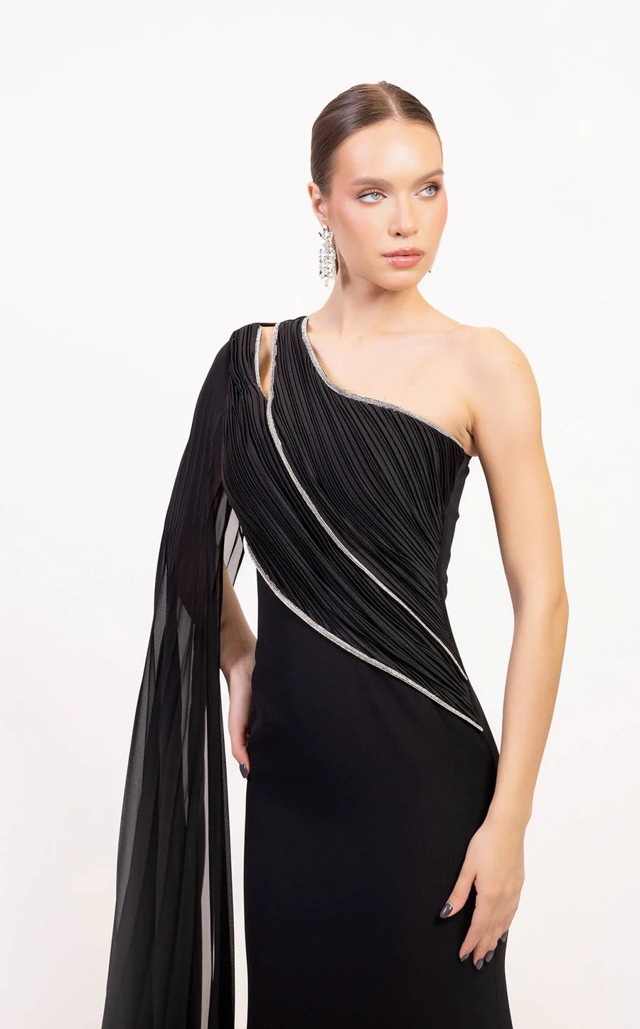 Prom Dresses Long Prom Formal Fitted Evening Dress Black