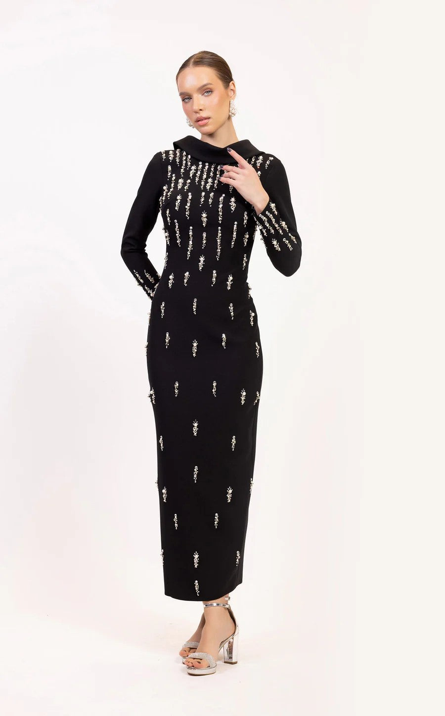 Odrella 25035 Long Sleeve Formal Evening Dress