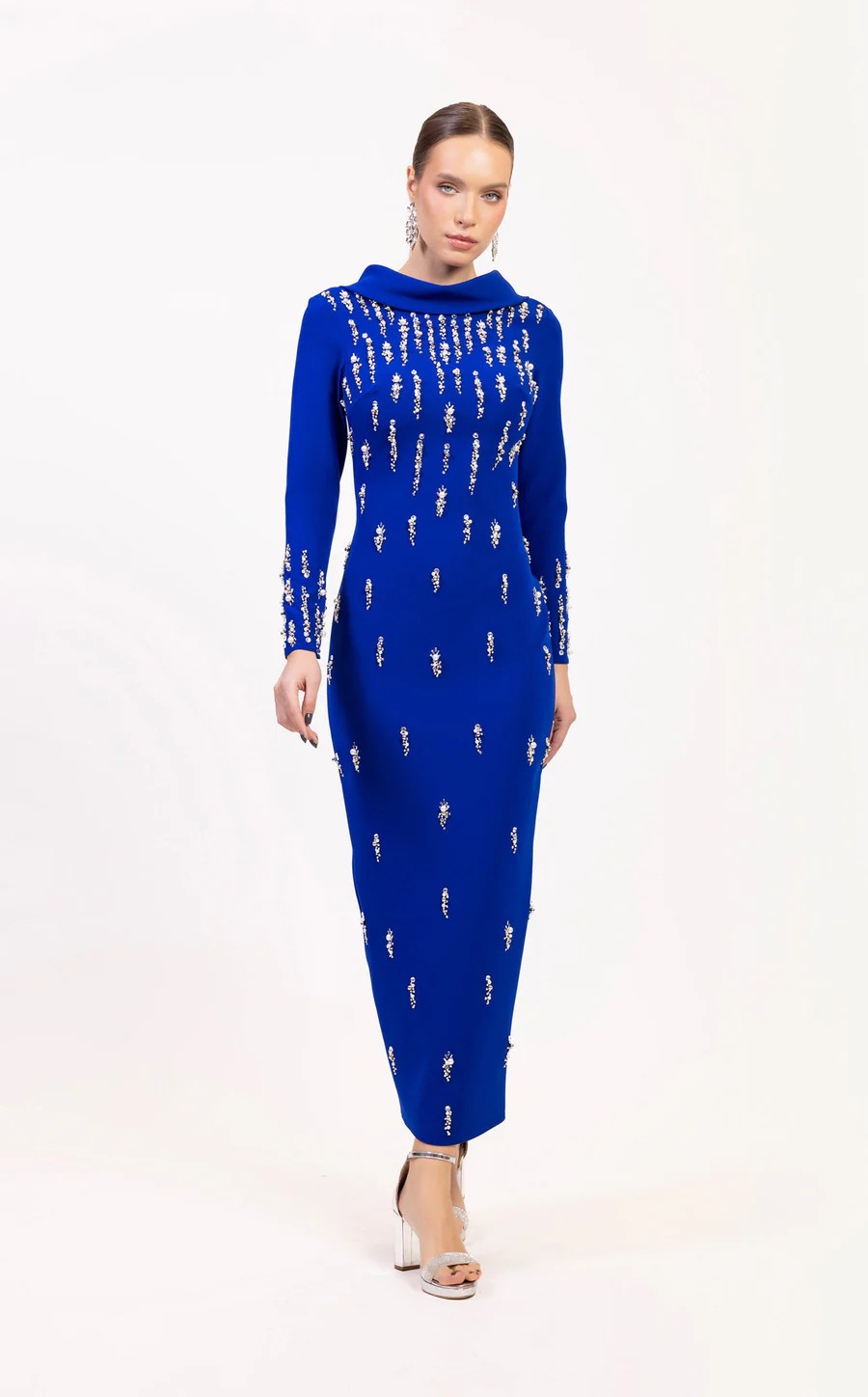 Odrella 25035 Long Sleeve Formal Evening Dress