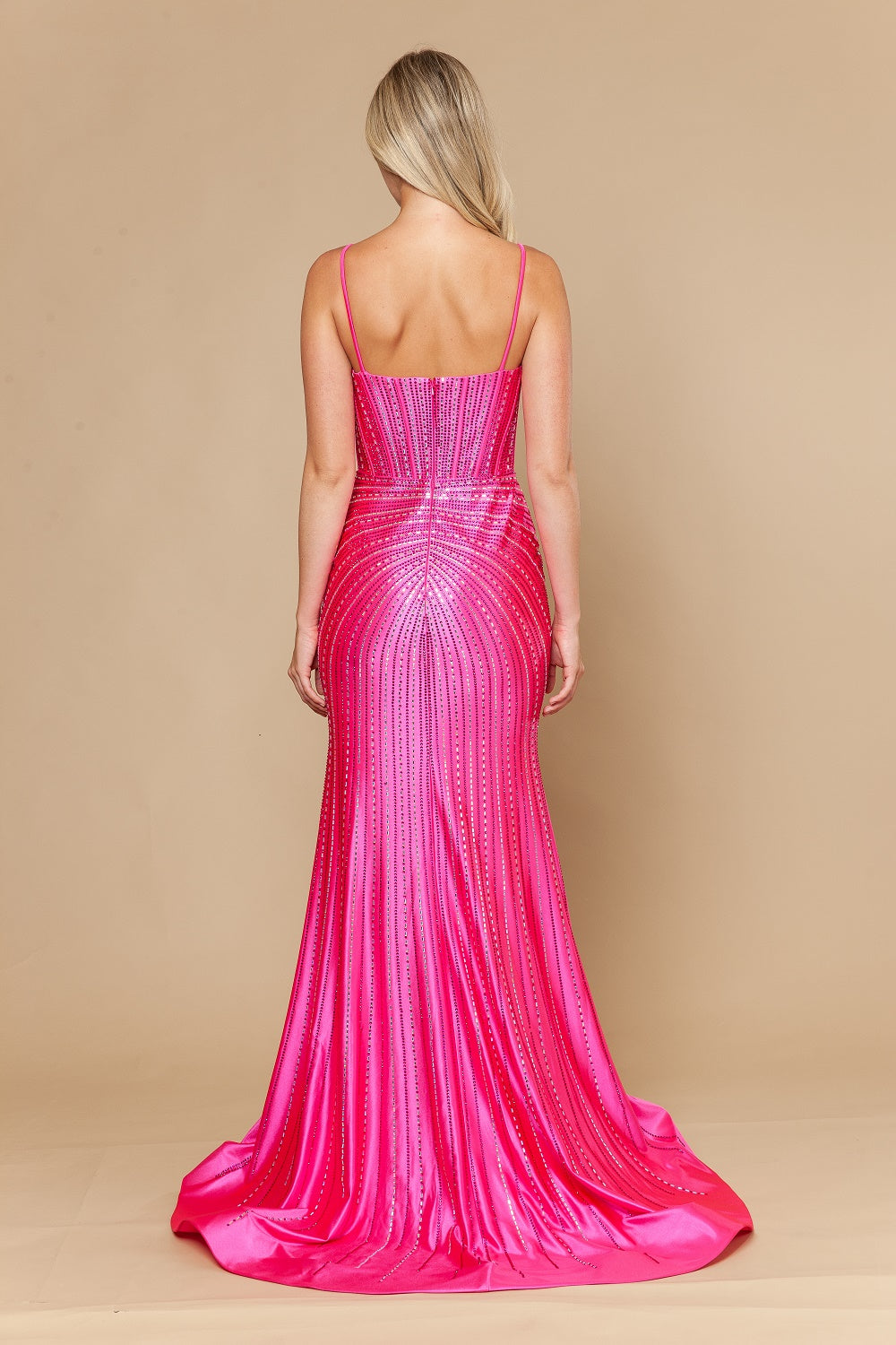 Sweetheart Floor-Length Satin Prom Mermaid Poly USA 25146
