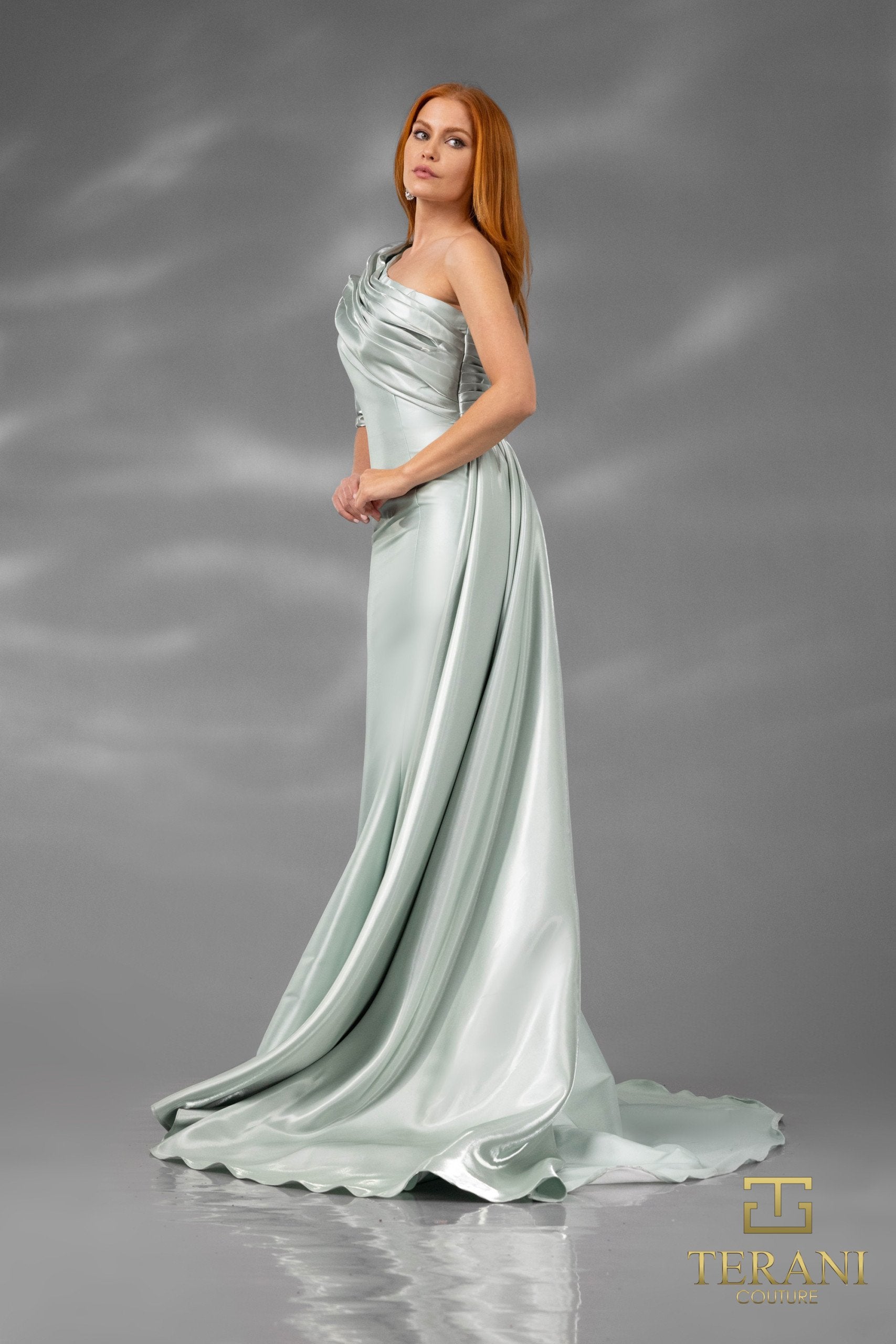 Terani Couture 251E4205 Long Formal Overskirt Mermaid Evening Dress