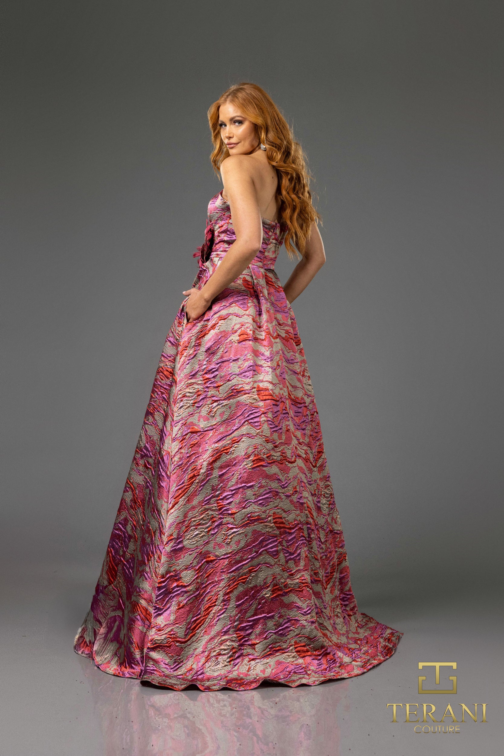 slim fit dress slacks Emerald Green & Gold Quinceaera Ball Gown | Off-Shoulder Glitter Dress  with 3D Floral Appliqus GL3522