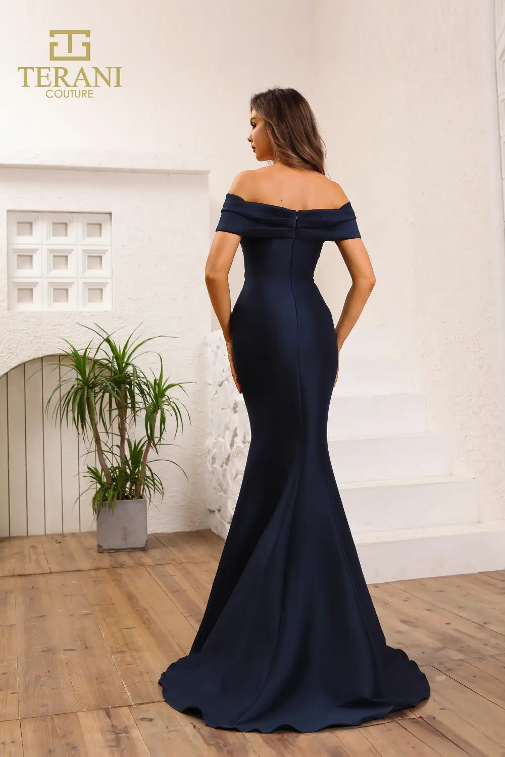 Terani Couture 251E4565 Long Mermaid Formal Evening Dress