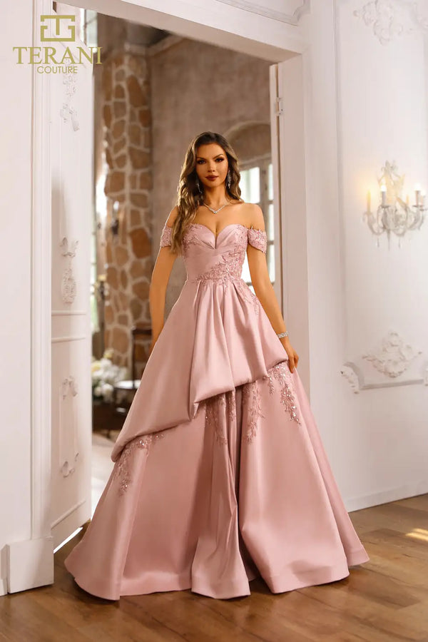 Terani Couture 251M4062 Long Ball Gown Formal Prom Dress