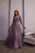 Formal Dresses Long Sleeve Ball Gown Beaded Formal Dress Mauve