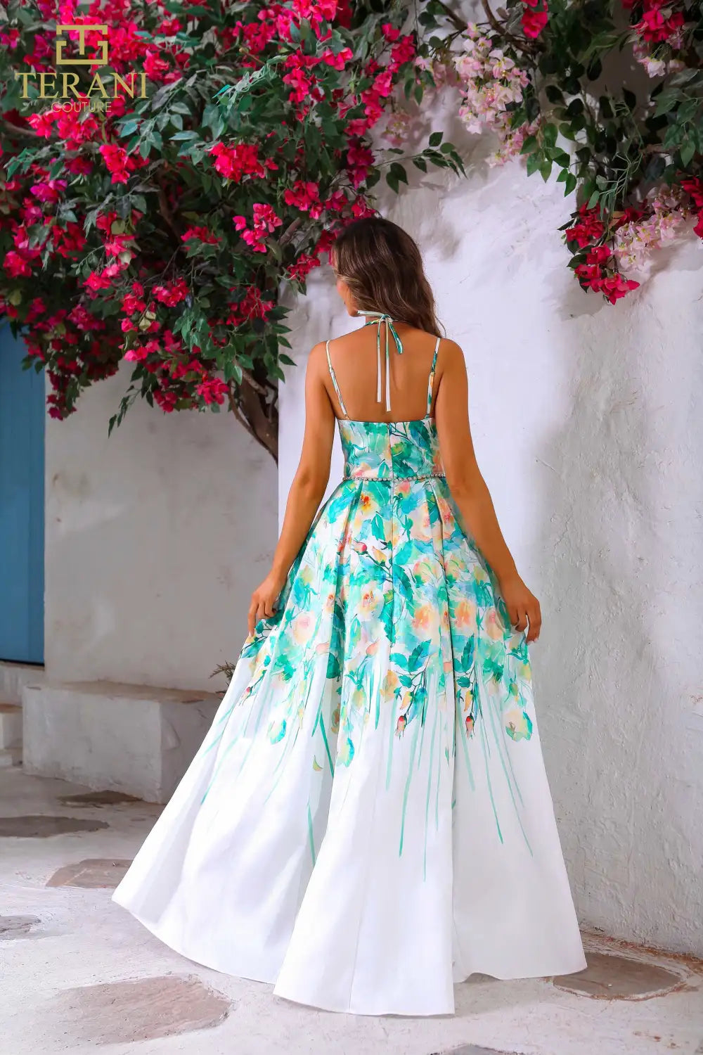 Prom Dresses Long Floral Multi Formal Prom Dress Ivory Multi