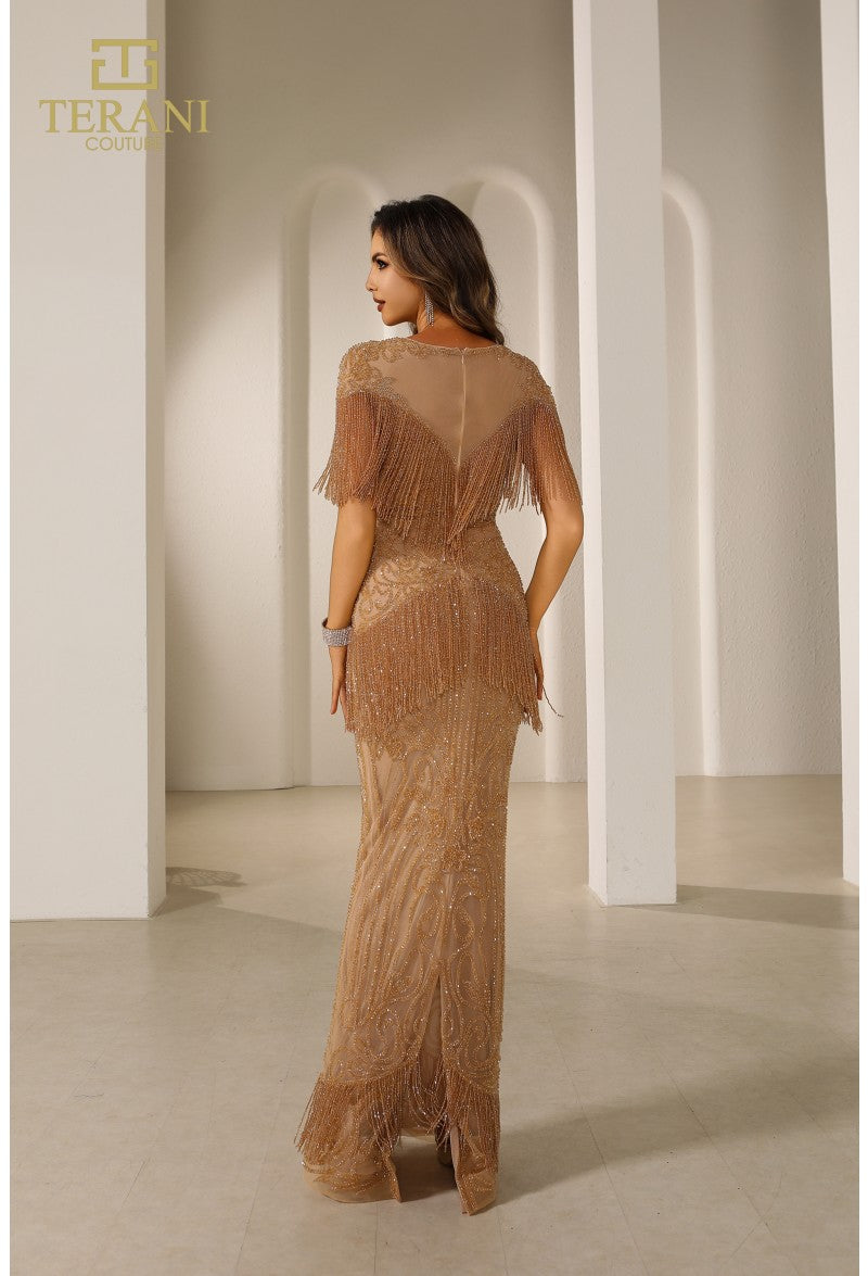 Terani Couture 251GL4349 Gold 10 Sale