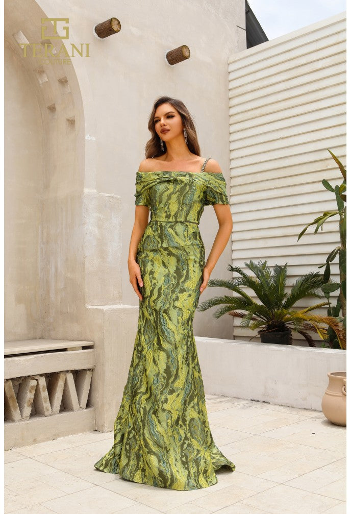 Terani Couture 251M4434 Green 14 Sale