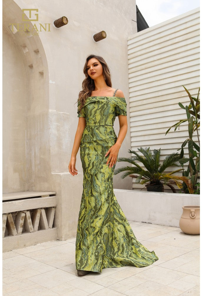 Terani Couture 251M4434 Green 14 Sale