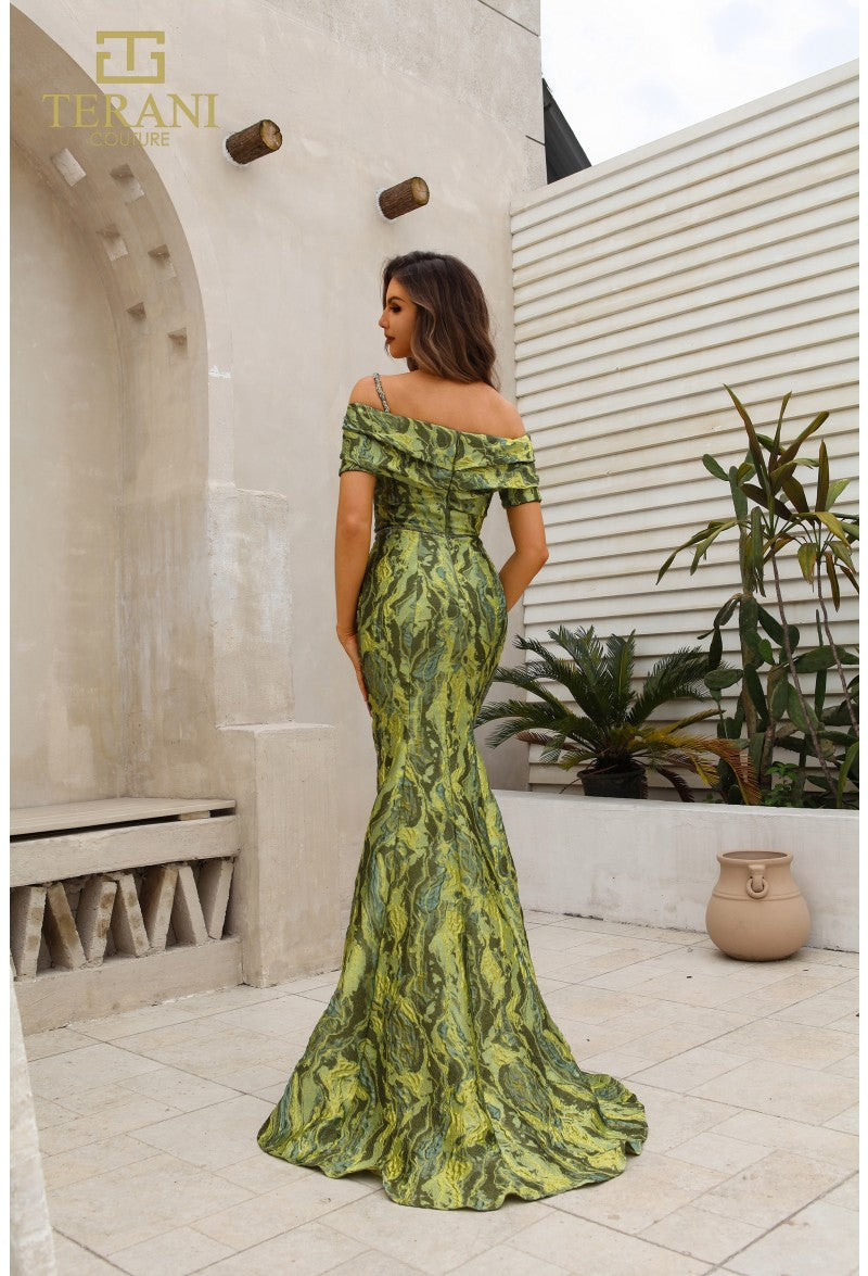 Terani Couture 251M4434 Green 14 Sale