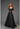 Formal Dresses Pleated Long Formal Beaded Evening Dress Black