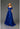 Formal Dresses Pleated Long Formal Beaded Evening Dress Royal