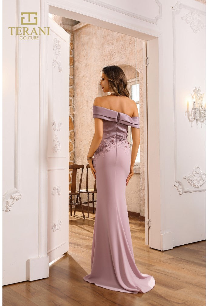 Terani Couture 251M4443 Long Formal Fitted Evening Dress