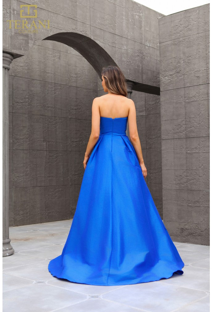Terani Couture 251P4060 Long A Line Evening Formal Prom Dress