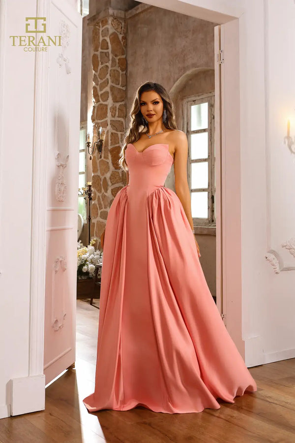 Terani Couture 251P4066 Formal Long Ball Gown Prom Dress