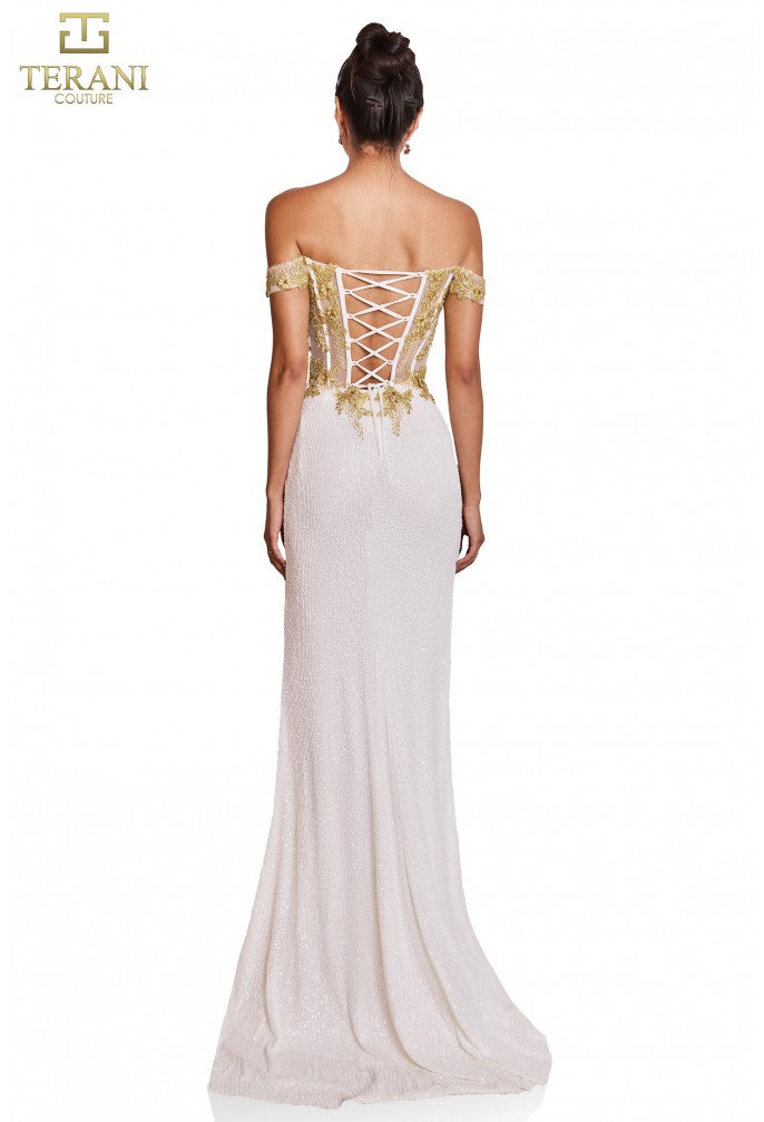 Terani Couture 251P4083 Prom Long Fitted Formal Dress