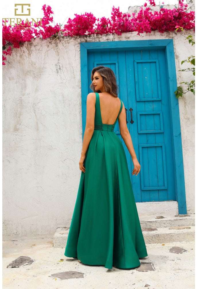 Terani Couture 251P4113 A Line Long Ball Gown Formal Prom Dress