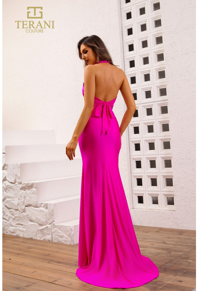 Terani Couture 251P4139 Fitted Long Formal Prom Dress