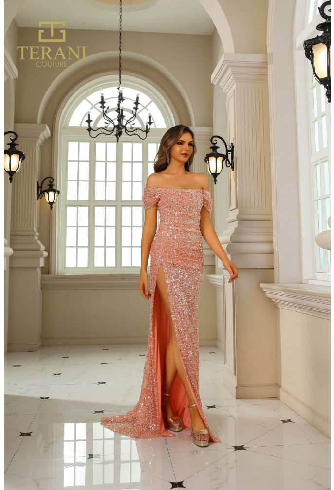 Terani Couture 251P4218 Prom Long Formal Fitted Dress