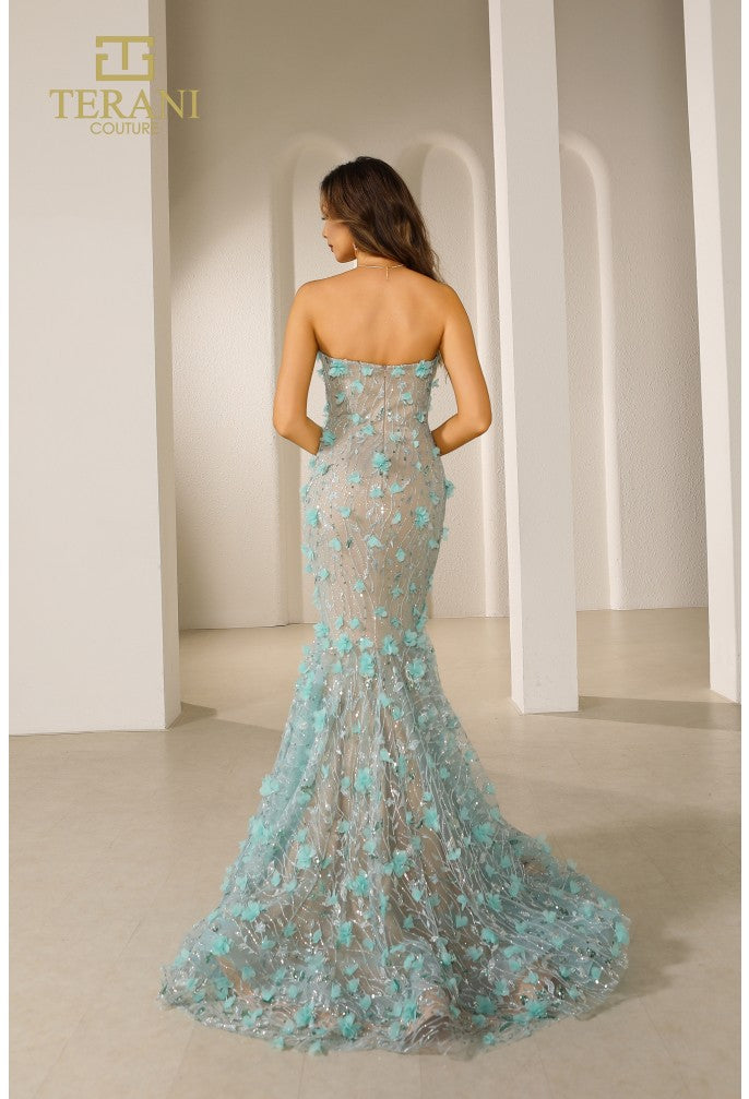 Terani Couture 251P4379 Fitted Long Formal Prom Dress
